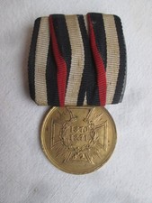 Orden Medaille - 1er Spange - DR - Kriegsdenkmünze 1870/71 für Kämpfer - Messing