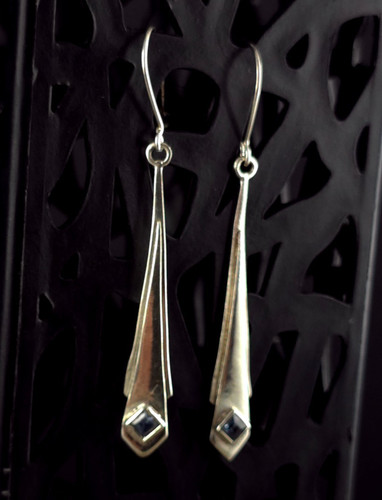 Ohrringe silber 925 topas - ohrringe, blau