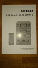 Uher Mini-System Reference No. 1  Bedienungsanleitung Operating Inst.  Manual