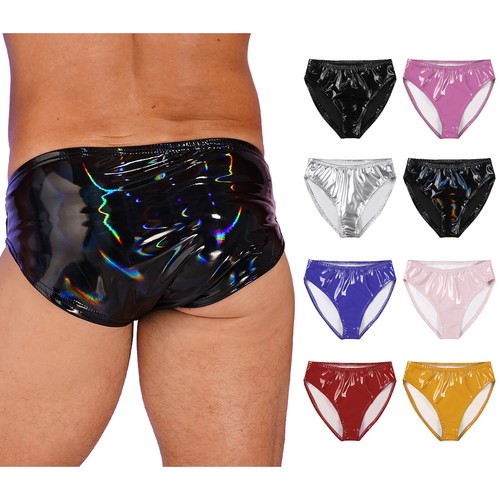 Herren lackleder slip - lackleder,
