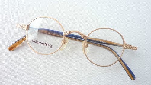 Nickelbrille antiklook gold - nickelbrille,