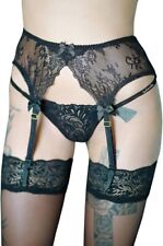 Sodacoda Damen Sexy Strumpfhalter - Verführerischer Spitzen Strapsgürtel