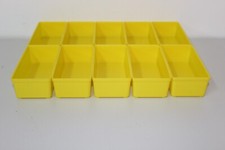 10 Stück Industrie Systemboxen, Farbe gelb, Schubladeneinsatz, Sortimentkästen