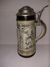 bierkrug mit deckel keramik