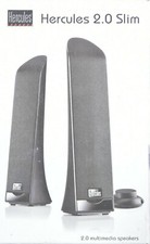 Hercules 2.0 Slim Lautsprecher Boxen schwarz Soundsystem PC Büro 4780532