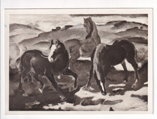 FRANZ MARC, ROTE PFERDE