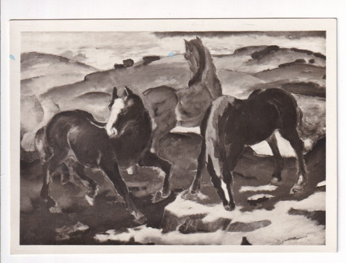 Franz marc rote pferde - marc,,