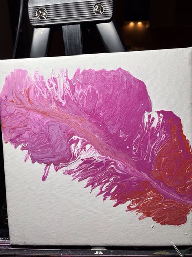 Acrylmalerei auf handgemalter - auf,