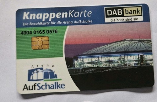 Knappenkarte 2001 fc schalke - knappenkarte,