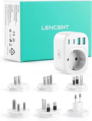Lencent reiseadapter weltweit - lencent,