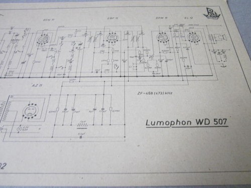 Lumophon 507schaltplan mit - wd,