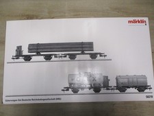 Märklin Spur 1 58219 Güterwagen-Set 3 Reichsbahn-Güterwagen der DRG in OVP