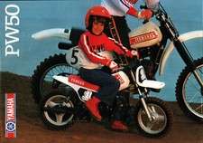 Prospekt Yamaha Motorrad PW 50 von 12. 1981 