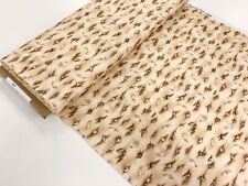 Sand Fußabdrücke Baumwollstoff Sand Strand Landschaft Urlaubsinsel für Patchwork