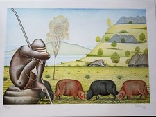 11 Farblithographien