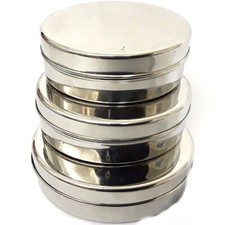 3 Stück Edelstahl Kuchen