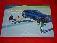 VW up! Polo Golf Tiguan Touran T-Roc T-Cross United Sondermodelle Prospekt 2020