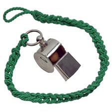 Original NVA Trillerpfeife DDR Signalpfeife Volkspolizei Armee Pfeife mit Kordel