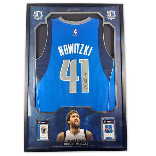 Dirk nowitzki signed framed - dirk, &