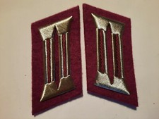 Kragenspiegel MdI Organ Feuerwehr Tuchspiegel große Ausführung ab 1987-1990