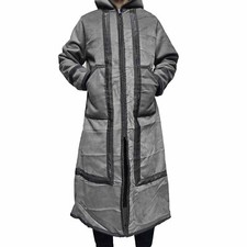 Winter grau mit kapuze - grau,