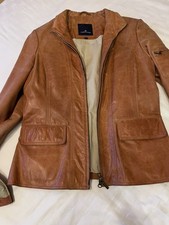 Bikerjacke/ Lederjacke Cognac