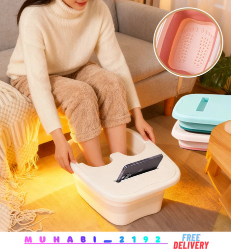 Faltbare fußbadewanne - faltbare,