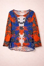 Milano Italy Bluse bunt mit