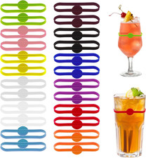 Glasmarkierer Silikon Wiederverwendbar Weinglas Anhänger Praktischer Halt