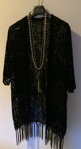 Chasuble aus schwarzem