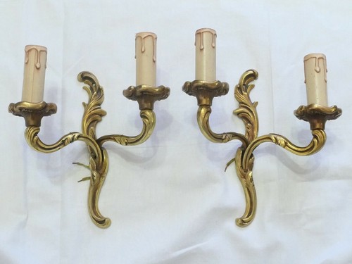 Paar wandlampen barock stil - paar,
