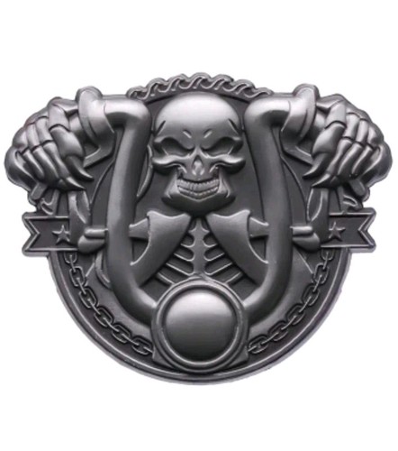 Pin totenkopf biker chopper - pin,