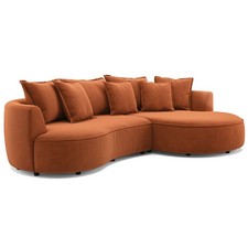 Ecksofa - terra - Samt - 287