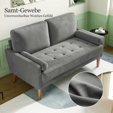 Couch 2 Sitzer, 121cm Samt