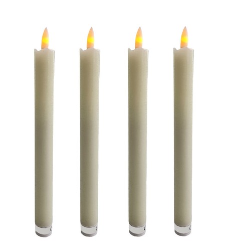 Led stabkerzen 4er set - led,