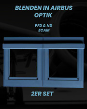Homecockpit Airbus Blenden