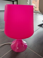 Ikea  2 Retro Lampen Nachttisch Nachtschrank rot Lampan