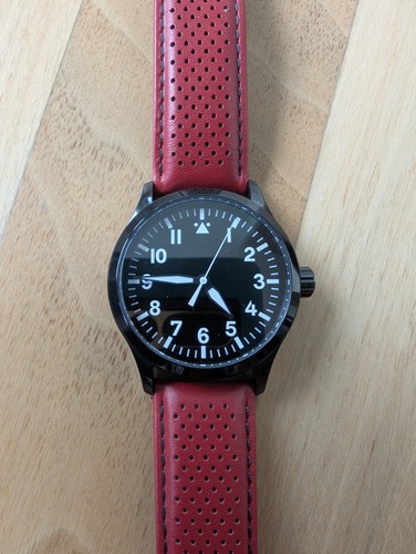 Pilotenuhr mit saphirglas - mit,