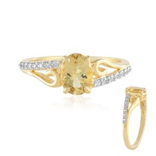 Goldplattierter silberring mit - goldplattierter,