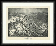 Aegir C. Ehrenberg germanische nordische Mythologie Meer Sturm Faksimile_A 2210