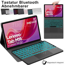 Für Lenovo Tab M11 TB-330FU 11" 2024 QWERTZ Tastatur Maus Schutzhülle Leder Case