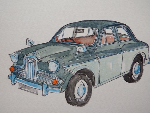 Aquarell gemälde wolseley - aquarell,