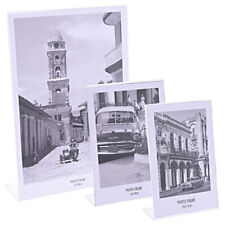 L-Aufsteller Prospekthalter Foto Ständer Tischaufsteller Werbeaufsteller Acryl