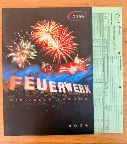 Alter comet feuerwerk katalog - alter,