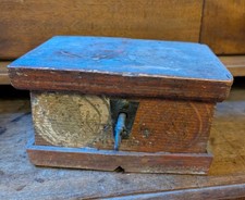 antik Miniatur Truhe Weichholz