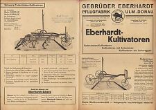 ULM DONAU, Prospekt 1935, Pflug-Fabrik Gebrüder Eberhardt Kultivatoren