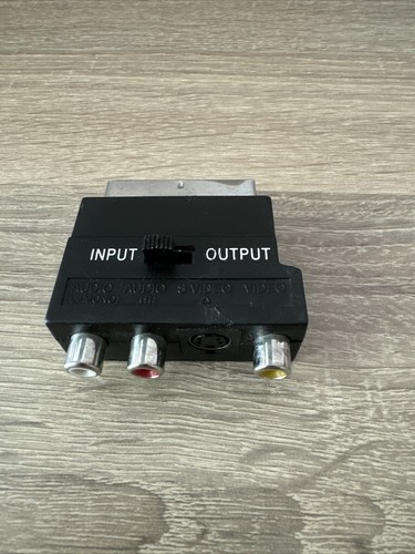 Scart adapter vhs av - adapter, tv