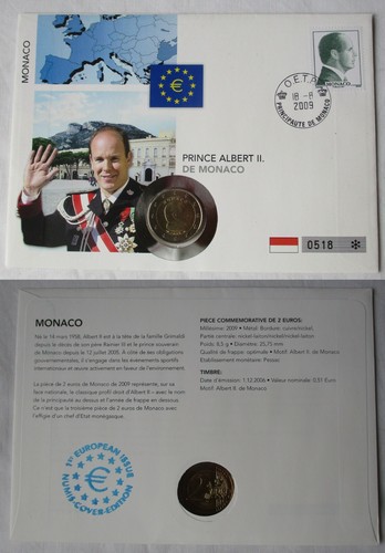 Numisbrief monaco 2009 euro - numisbrief,