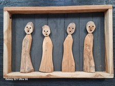 Wandkunst Skulptur Naturholz