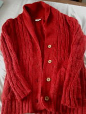 Strickjacke, dunkelrot, noch